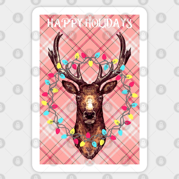 Holidays Raindeer Sticker by MandySJ